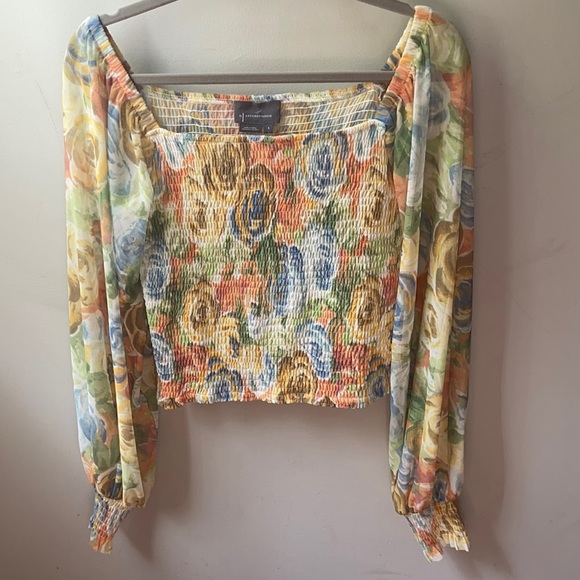 Fall festive Anthropologie blouse! - Picture 1 of 4